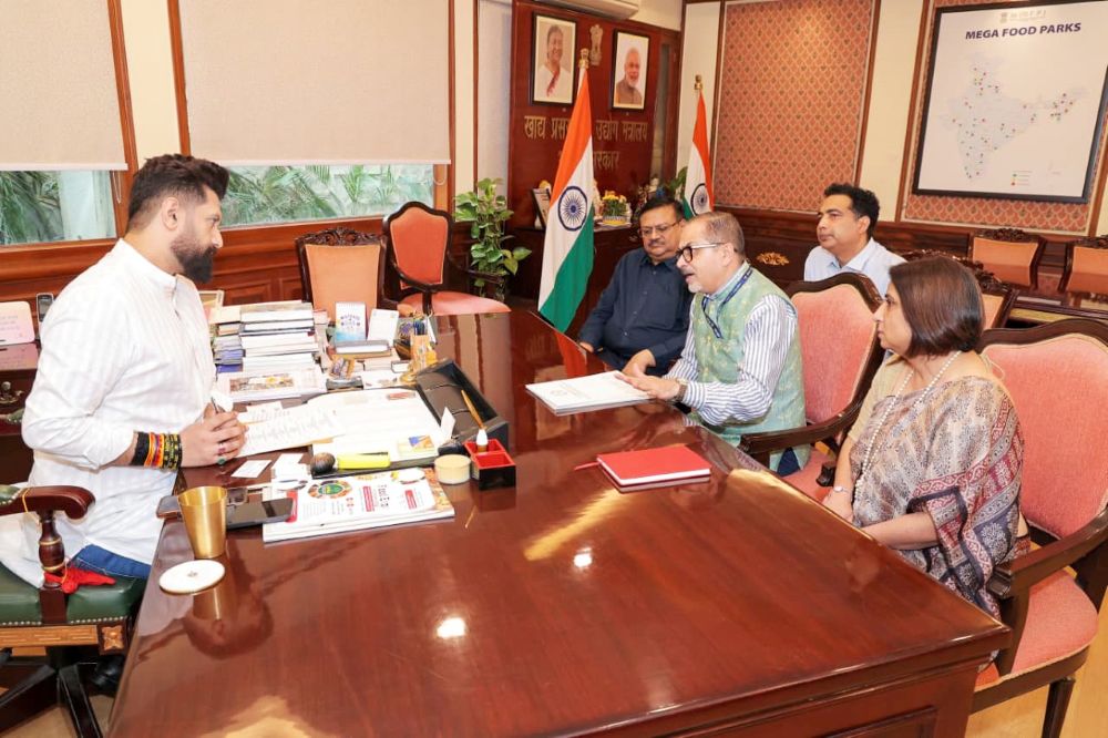 IHA and NECTAR in discussion with Hon'ble Minister of Food Processing Industries Shri Chirag Paswan