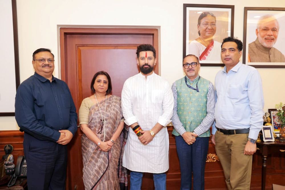 IHA and NECTAR with Hon'ble Minister of Food Processing Industries Shri Chirag Paswan